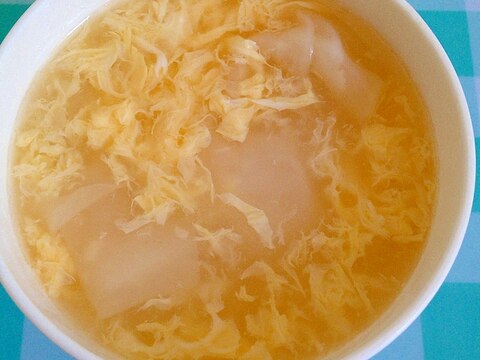 ワンタンの卵スープ♡